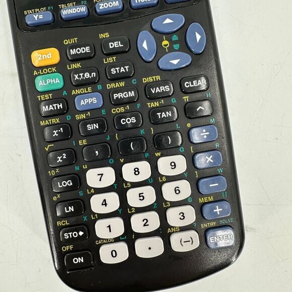 Texas Instruments TI-83 Plus Graphing Calculator - Black includes black Coover - Picture 4 of 8